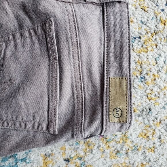 AG Adriano Goldschmied the Stevie Ankle Tan Jeans Size 27 - Picture 7 of 13